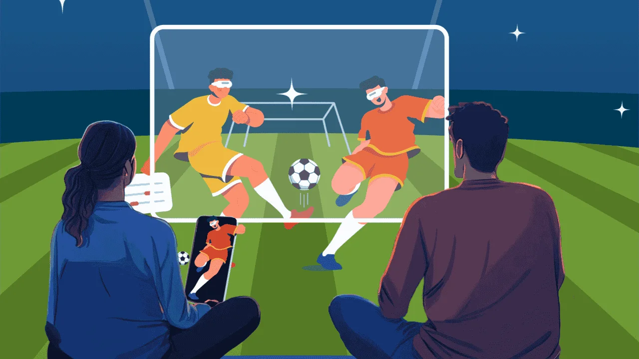 Sports betting odds on display